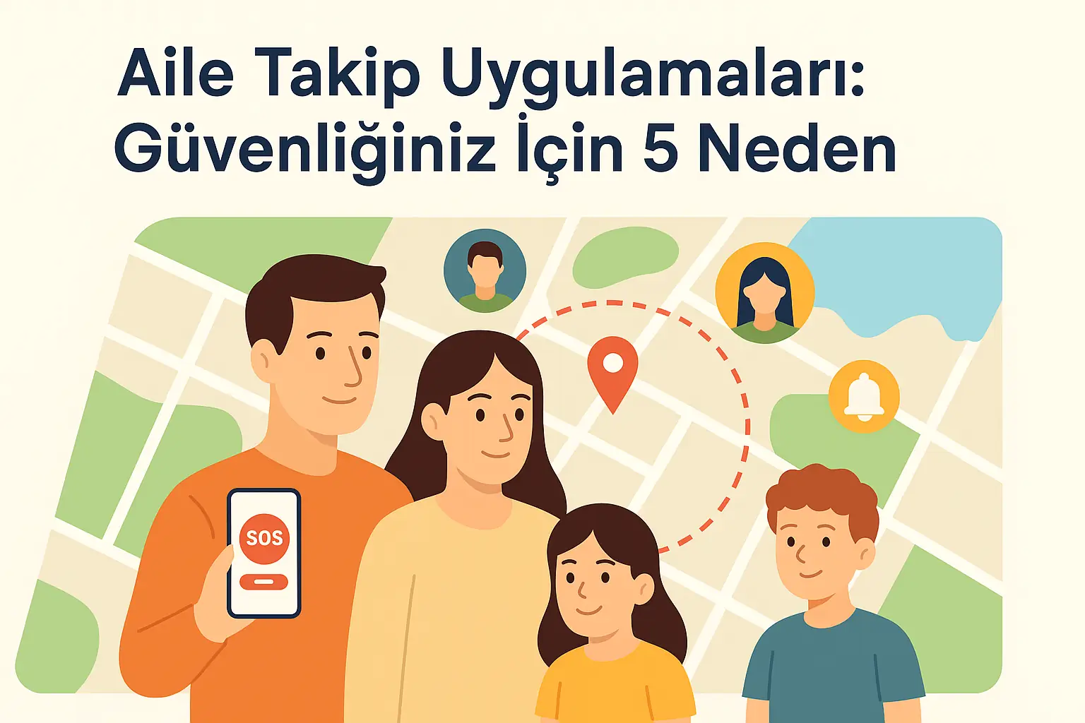 Esen Life uygulamasıyla aile bireylerini harita üzerinde görmek